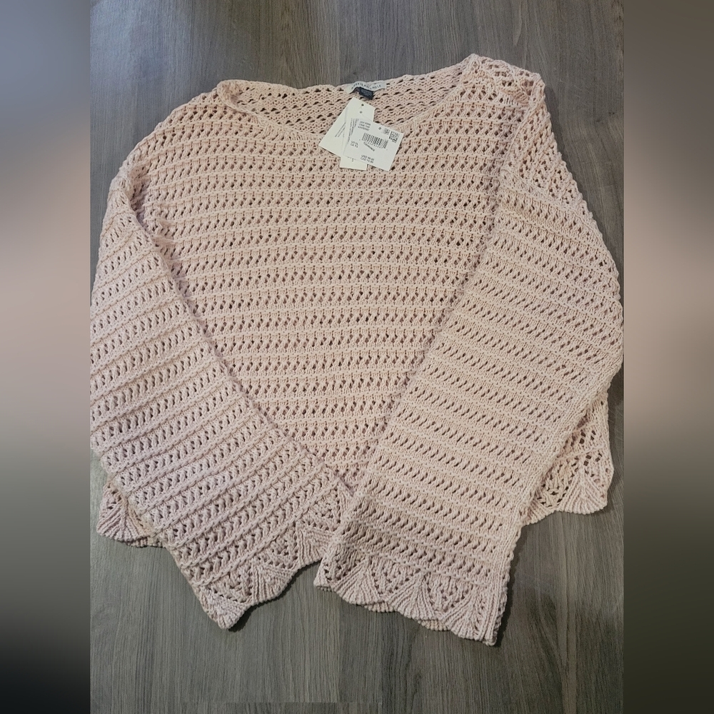 American Eagle Pink Knit Sweater